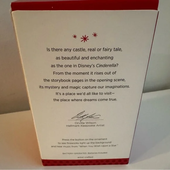 Hallmark Keepsake Ornament 2013 DISNEY CINDERELLA CINDERELLA'S CASTLE - Picture 5 of 10